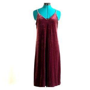 Long and Sexy Velvet Dress
